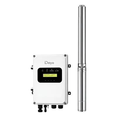 Bomba Solar Sumergible / 1500W (2 HP) / DC 60-220V / Controlador MPPT Integrado / IP65