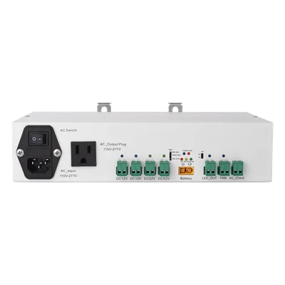 Fuente de Alimentación Dual / 52V 3A + 12V 5A / Respaldo Batería / Riel DIN / Protecciones Sobrecarga-Cortocircuito / -10°C a 60°C (14°F a 140°F)