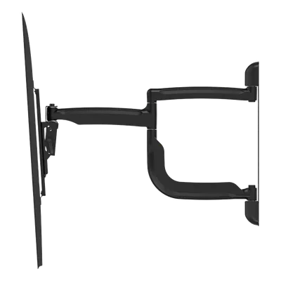 Soporte de Pared Articulado para Pantallas 43" a 65"+ / Extensión 30.1" (765mm) / Capacidad 90 lb (41kg) / VESA 200x100 a 600x400mm / Pivote ±90° / Gestión de Cables