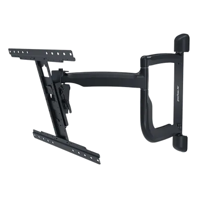 Soporte de Pared Articulado para Pantallas 43" a 65"+ / Extensión 30.1" (765mm) / Capacidad 90 lb (41kg) / VESA 200x100 a 600x400mm / Pivote ±90° / Gestión de Cables