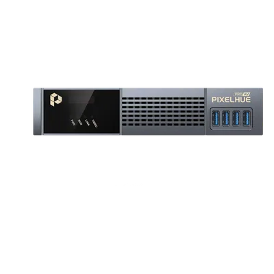Procesador AVoIP / Transmisión Dual-Streaming / Codificador y Decodificador Integrado / Latencia 2 ms / KVM 8 Pantallas / PoE+ / 1G Ethernet + Fibra SFP