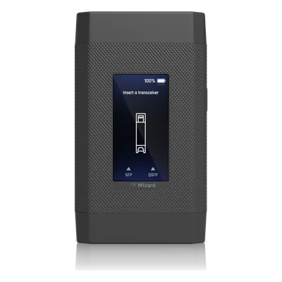 Reprogramador y Probador Portátil / SFP/SFP+/SFP28/QSFP+/QSFP28 / Pantalla Táctil 1.9" / BLE / Batería Li-Ion 300 mAh