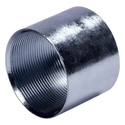 Cople para Tubo Pared Gruesa IMC / 2" (51 mm) / Acero Galvanizado / UL Listed / Etiqueta Amarilla