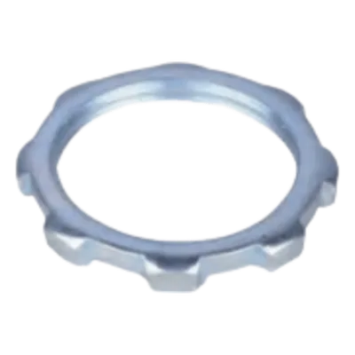 Contratuerca Metálica / Acero Galvanizado / 1" (25.4 mm) / UL Listed / Continuidad Eléctrica y Mecánica / Anticorrosivo / Comercial e Industrial