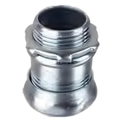 Conector de Compresión / Acero Galvanizado / 1/2" (13 mm) / Pared Delgada / UL Listed
