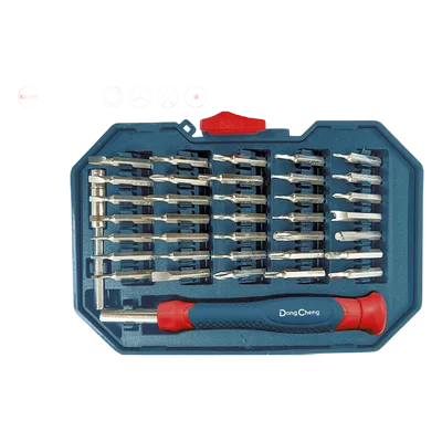 Juego de Desarmador de Precisión / 37 Piezas / 35 Puntas Intercambiables / Mango Ergonómico Antideslizante / Estuche Organizado / Acero Cr-V