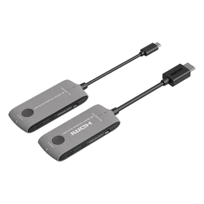 Extensor HDMI Inalámbrico / 4K@60Hz / Type-C / Wi-Fi 6 / 5 GHz / 20 m (65.6 ft) / HDCP 2.2 / 18 Gbps / 16:1 TX-RX