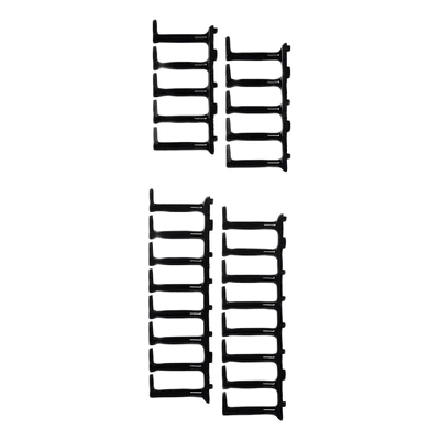 Kit de Dedos para Gestión de Cables / 48 UR / Dedos 100 mm / Montaje LH/RH / Color Negro