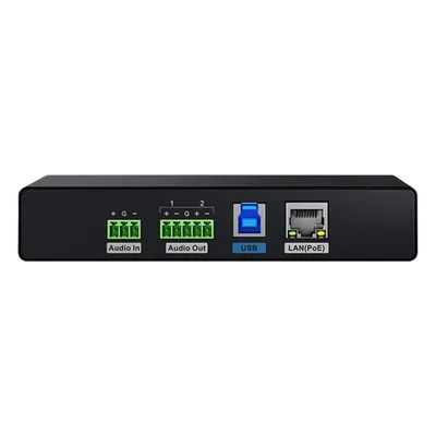 Procesador de Audio / 4x4 Dante / USB AV / PoE / 24-bit 48kHz / 5.9x3.9x1.1 pulgadas