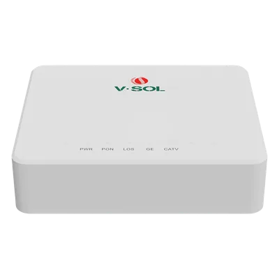 ONU Bridge / Dual GPON-EPON / 1x SC/APC PON / 1x LAN Gigabit / 1x CATV / Triple Play / 130x100x30 mm (5.1x3.9x1.2 in)