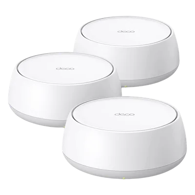 Kit MESH Wi-Fi 7 Interior / Doble Banda BE3600 Mbps / 2 Puertos 1 Gigabit WAN/LAN / 4 Antenas Internas / MLO Multi-Link / App Deco / HomeShield / Compatible Alexa y Google Assistant
