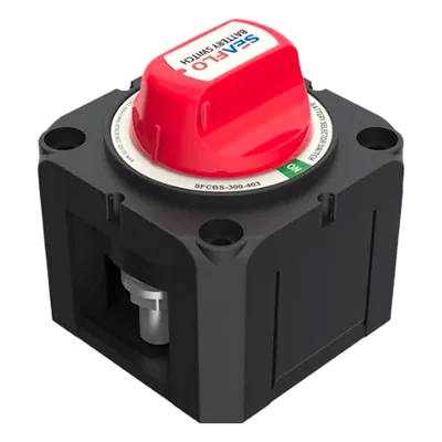 Interruptor de Desconexión de Batería / Monocircuito ON-OFF / 275A DC Continuo / 900A DC Arranque / IP68 / Terminales M10 (3/8')