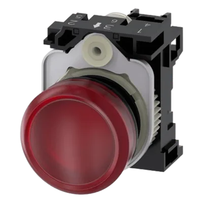 Lámpara de Señalización LED / 22 mm / Roja / 24V AC/DC / IP69K / 450-1120 mcd