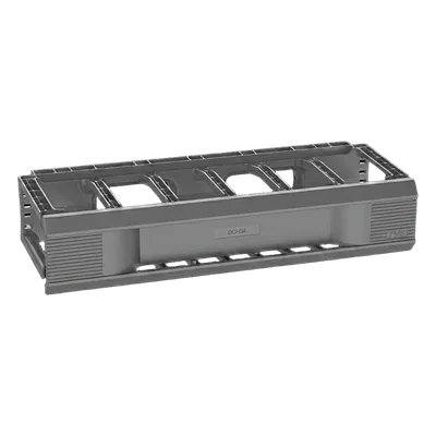 Organizador de Cables Horizontal / 1 UR / 19in / 66 Cables Cat 5e/6/6a / Montaje sin Herramientas