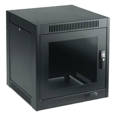 Gabinete de Piso / 11U / 700 x 600 x 900 mm / Acero 1.52 mm / Enfriamiento Pasivo / Ruedas / Cerradura / Paneles Extraíbles