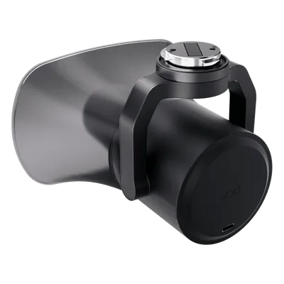 Altavoz de Largo Alcance para Drones / 130 dB / Alcance 700 m (2296.6 ft) / Luz de Advertencia Multicolor / Transmisión en Vivo y TTS / Compatible DJI Matrice M300/M350/M400