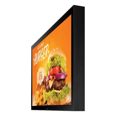 Pantalla LED Profesional para Exterior / 24" Full HD / Brillo 1500 nits / IP66 / Operación 24/7 / HDMI y LAN / VESA 1200x400 mm