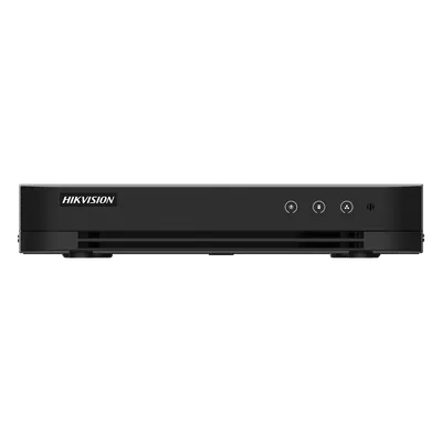 DVR Híbrido / 8 Canales TURBOHD + 4 Canales IP / 3K Lite 2560x1440 / H.265+ / Audio Bidireccional Coaxitron / AcuSense IA / 1 Bahía HDD hasta 10 TB / Salida Full HD