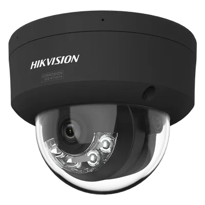 Domo IP / 4 Megapixel / Lente 2.8 mm / 98.4 ft IR + Luz Blanca / 2 Micrófonos / IP67 / WDR 130 dB / AcuSense 3.0 / Metal / NEMA 4X / AcuSeek