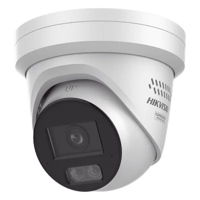 Turret IP / 4 Megapixel / Lente 2.8 mm / 98.4 pies IR + Luz Blanca / Audio Bidireccional / IP67 NEMA 4X / WDR 130 dB / AcuSense 3.0 / Estrobo Azul y Rojo