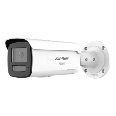 Bala IP / 4 Megapixel / Lente 4 mm / 60 m IR + Luz Blanca / IP67 NEMA 4X / WDR 130 dB / ACUSENSE 3.0 / Estrobo Azul y Rojo / 196 ft Alcance / Audio 2 Vías