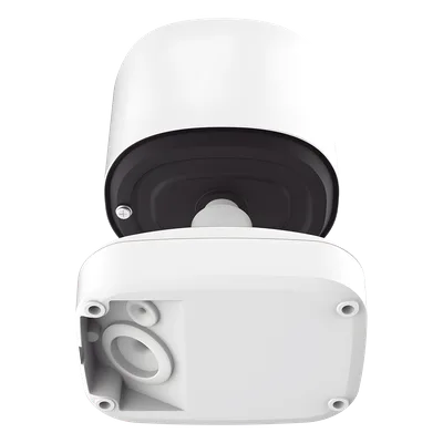 Cámara Bullet Mini Panorámica 180° AI / 4K UHD / Super WDR 120dB / Micrófono Integrado / IP67-IK10 / PoE / 1TB / Analítica IA 8 Modos