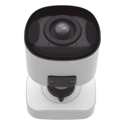 Cámara Bullet Mini Panorámica 180° AI / 4K UHD / Super WDR 120dB / Micrófono Integrado / IP67-IK10 / PoE / 1TB / Analítica IA 8 Modos