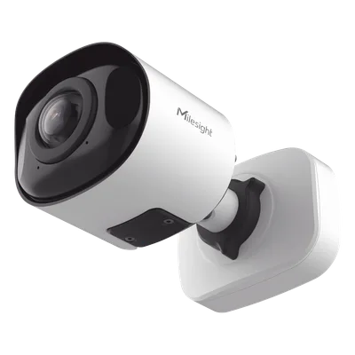 Cámara Bullet Mini Panorámica 180° AI / 4K UHD / Super WDR 120dB / Micrófono Integrado / IP67-IK10 / PoE / 1TB / Analítica IA 8 Modos