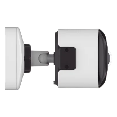 Cámara Bullet Mini Panorámica 180° AI / 4K UHD / Super WDR 120dB / Micrófono Integrado / IP67-IK10 / PoE / 1TB / Analítica IA 8 Modos