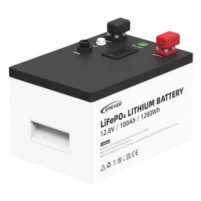 Batería LiFePO4 / 12.8 Vcc / 100 Ah / 1.28 kWh / 6000 Ciclos / IP65 / Pantalla LCD