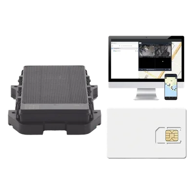 Rastreador GPS 4G / Panel Solar Integrado / IP67 / Batería 10000 mAh / Alertas de Manipulación / Instalación Magnética