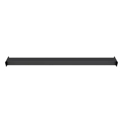 Perfil Rectangular de Interconexión / Acero 1200 mm (3.9 ft) / Ancho 56 mm (2.2 ft) / Soporte 100 mm (3.9 ft) x 40 mm (1.6 ft) / Radio de Esquina R4 mm