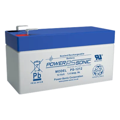 Batería de Respaldo AGM/VRLA / 12V / 1.4Ah / Terminales F1 / 5 Años Vida Útil / UL Reconocida