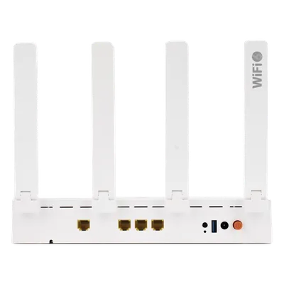 ONU xPON Wi-Fi 6 AX1500 / 4 Puertos Gigabit / Puerto PON SC/UPC / 4 Antenas 5 dBi / 18W / 10.2 × 6.2 × 1.8 in