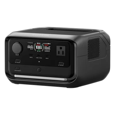Estación de Energía Portátil / 286Wh LFP / 600W AC / X-Boost 1200W / USB-C 100W / Carga Solar 220W / Wi-Fi y Bluetooth