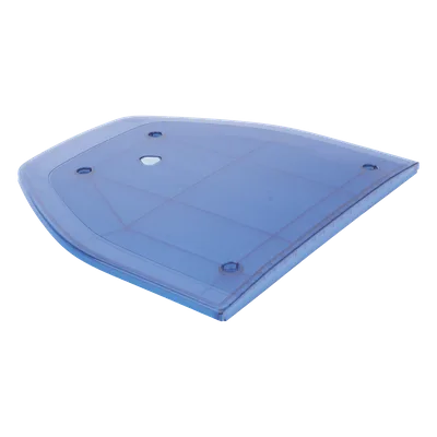 Domo Lateral de Reemplazo / Perfil Bajo / Resistente UV / Color Azul / Compatible con Barra SP216