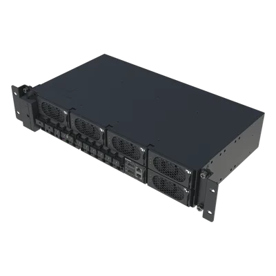 Rectificador Redundante / 2000W / 220-380 VAC Trifásica a -48 VDC / 200A / 2U Rack 19" / -40°C a +65°C / 1.58x0.84x0.28 pies