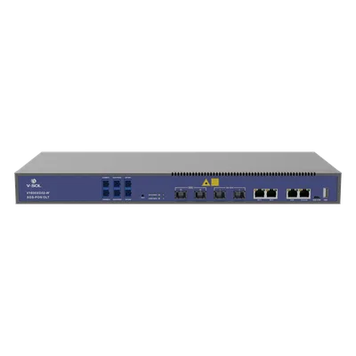 OLT / 2 Puertos XGSPON/GPON con WDM / 4 Puertos Uplink / Hasta 512 ONUs / 1.45 x 0.66 x 0.14 pies