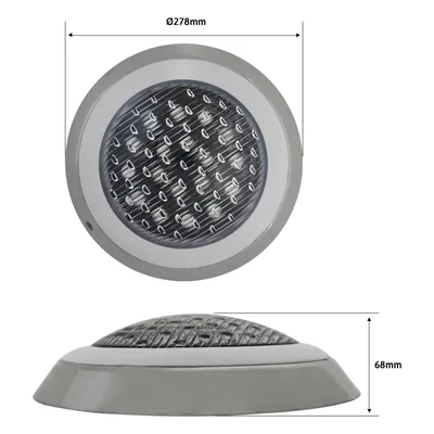 Luminario Sumergible / 6500 K / 18W / 2340 lm / IP68 / Ø290mm x 62mm / No Dimeable / Uso Exterior / 0.95ft x 0.20ft