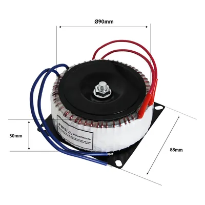 Transformador para Luminario Sumergible / 50W / Entrada AC 110V / Salida AC 12V / Uso Interior