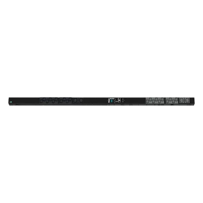 PDU Monitoreable / 24 Salidas C13 y C19 / Entrada NEMA L6-20P / 208 Vca / 20 Amp / Instalación Vertical / Pantalla OLED