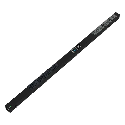PDU Monitoreable / 24 Salidas C13 y C19 / Entrada NEMA L6-20P / 208 Vca / 20 Amp / Instalación Vertical / Pantalla OLED