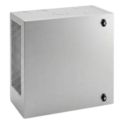 Gabinete de Pared 12U / Acero 1.9 mm / Puerta L 120° / Rack 19" / RAL 7035 / 1219 x 610 x 313 mm