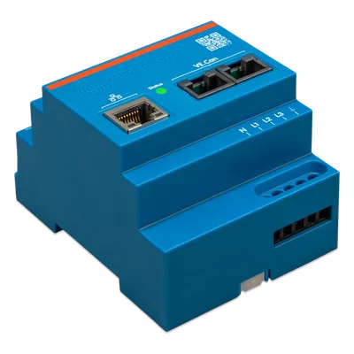Contador de Energía Trifásico / 75 A / 3 Fases / Ethernet y VE.Can / Actualización 100 ms / Transformadores CT Incluidos