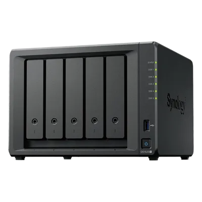 NAS 5 Bahías / Expansión 15 Bahías / 2 Puertos 2.5GbE / Soporte 10GbE / Caché SSD M.2 / Hasta 300 TB / Virtualización y Vigilancia