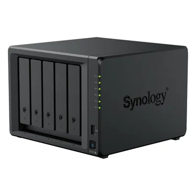 NAS 5 Bahías / Expansión 15 Bahías / 2 Puertos 2.5GbE / Soporte 10GbE / Caché SSD M.2 / Hasta 300 TB / Virtualización y Vigilancia