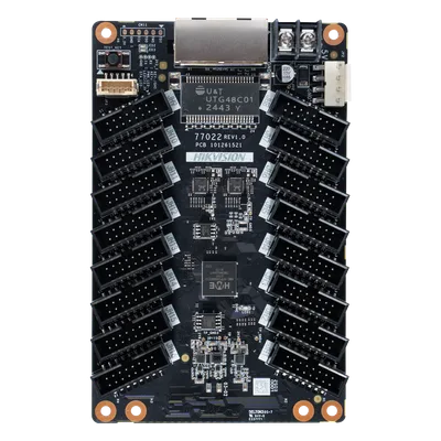 Tarjeta Receptora LED / 16 Puertos Hub75E / Carga 512×512 Píxeles / 16 Bit Nivel de Gris / Corrección Cromática Punto a Punto / Ajuste Gamma RGB / 3D / -20°C a 60°C
