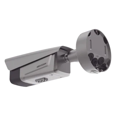 Cámara Bala IP ANPR / 4 Megapixel / Lente Mot. 2.8-12 mm / IR y Luz Blanca 50 m (164 ft) / Control de Barrera / IP67 / IK10 / PoE