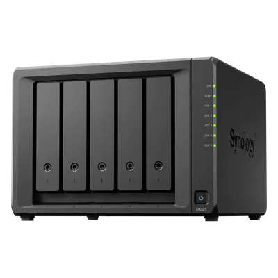 Unidad de Expansión NAS / 5 Bahías SATA / Intercambio en Caliente / USB Tipo-C / HDD y SSD 2.5" y 3.5"