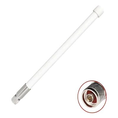 Antena Omnidireccional / Doble Banda 2.4 GHz y 5 GHz / Ganancia 7 dBi y 10 dBi / Exterior / Cobertura 360° / Polarización Vertical